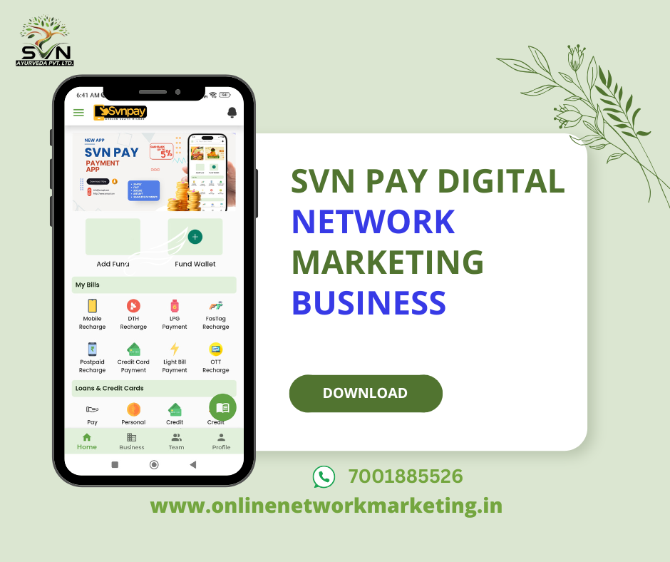 Svn pay network marketing business